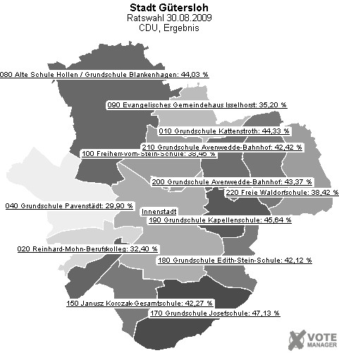 GeoGrafik CDU, Ergebnis