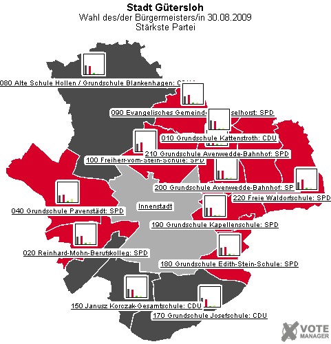 GeoGrafik Stärkste Partei