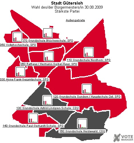 GeoGrafik Stärkste Partei