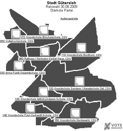 GeoGrafik Stärkste Partei