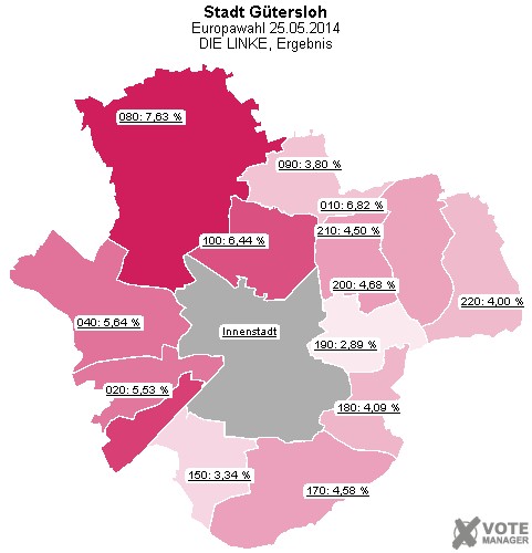 GeoGrafik DIE LINKE, Ergebnis