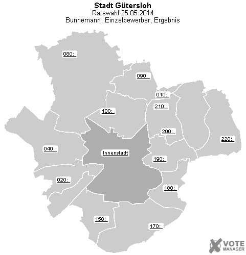 GeoGrafik Bunnemann, Einzelbewerber, Ergebnis