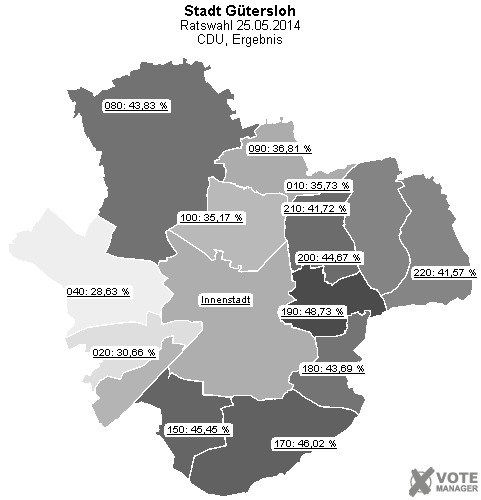 GeoGrafik CDU, Ergebnis
