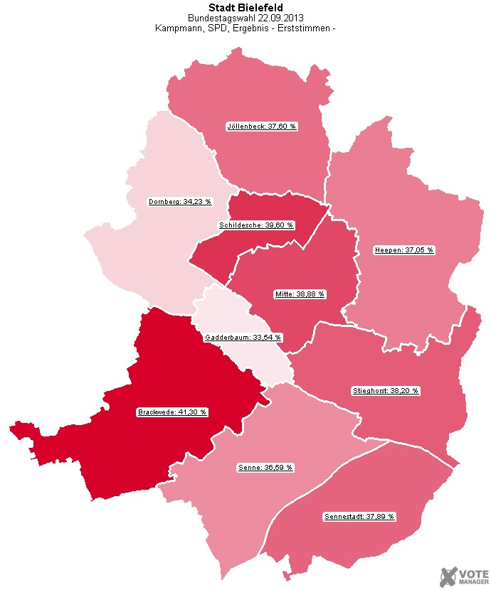 GeoGrafik Kampmann, SPD, Ergebnis