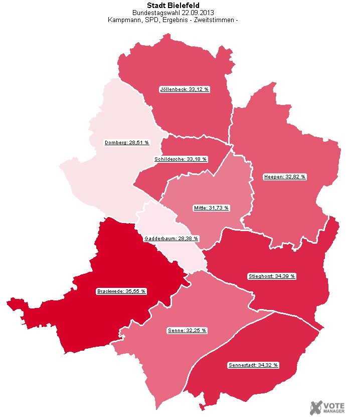 GeoGrafik Kampmann, SPD, Ergebnis