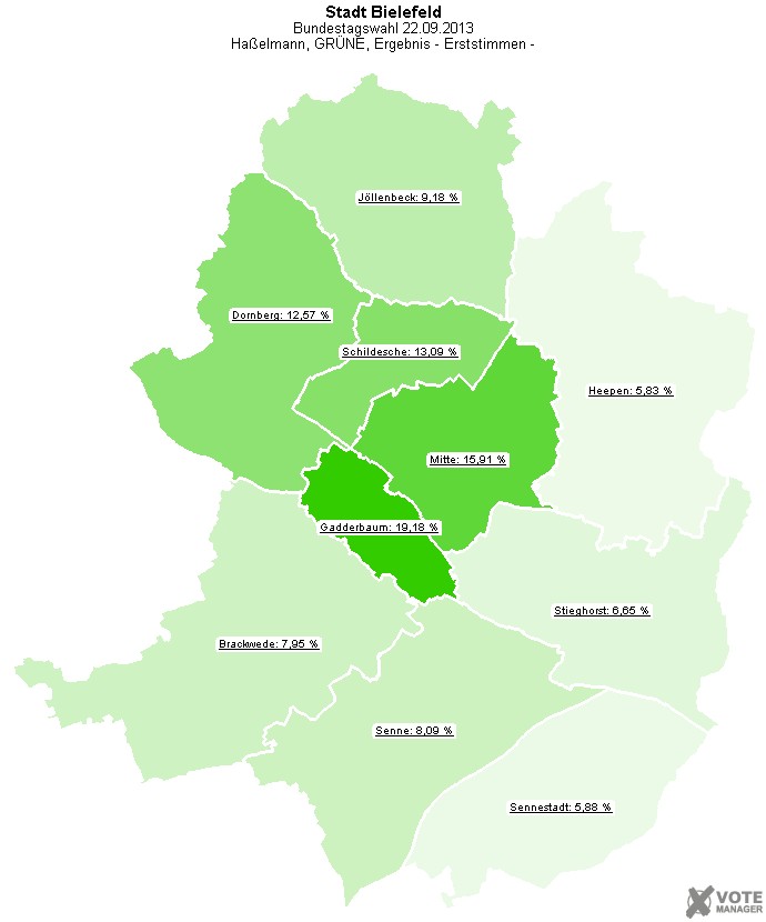 GeoGrafik Ha�elmann, GR�NE, Ergebnis