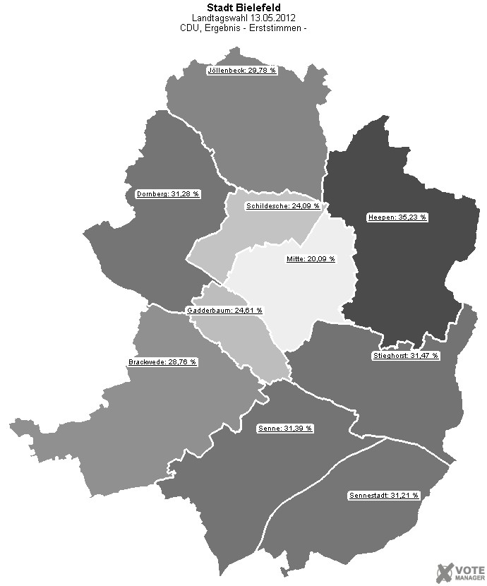 GeoGrafik CDU, Ergebnis