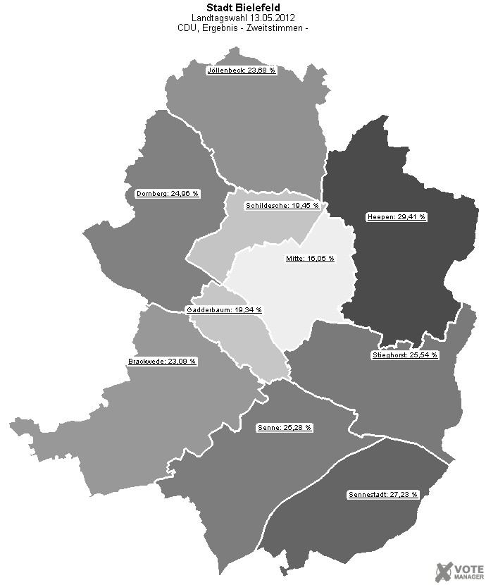 GeoGrafik CDU, Ergebnis