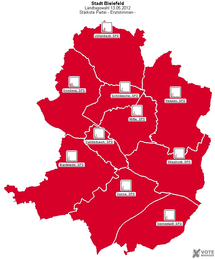 GeoGrafik St�rkste Partei
